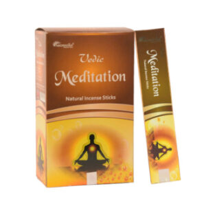 Set bețișoare parfumate naturale Aromatika – Vedic Meditation | Calm profund, claritate și prezență