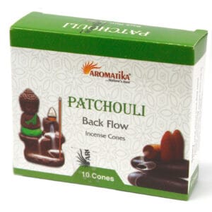 Conuri parfumate cu reflux – Patchouli – Aromatika | Împământare și armonie interioară