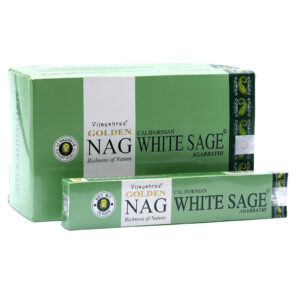 Set bețișoare parfumate naturale Vijayshree – Salvie Albă Californiană | Purificare profundă și protecție energetică