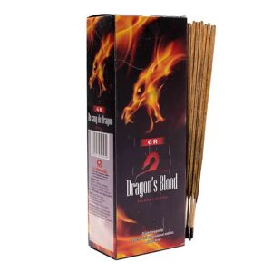 Set bețișoare parfumate naturale G.R. – Dragon’s Blood | Curățare energetică, protecție și forță interioară