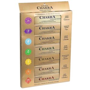 SET 7 PACHETE DE BEȚIȘOARE PARFUMATE CHAKRALE INDIENE