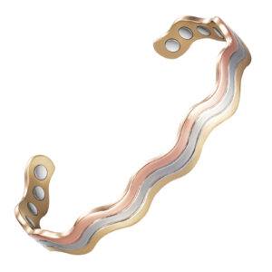 BRĂȚARĂ MAGNETICĂ TERAPEUTICĂ DIN CUPRU PUR 99,99% | Model VS203