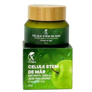 Cremă facială premium cu celule stem de măr, Matrixyl 3000, coenzima Q10, multivitamine și acid hialuronic | 50 g, XTERRA®