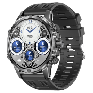 Alternative view of Smartwatch TWINKLER®, Ceas Inteligent Bărbătesc, TKY53, ecran AMOLED 1.75”, Rezoluție 466x466, Procesor Realtek 8773EWE-VP, Aplicație FitCloudPro, Apeluri Bluetooth 5.3, Multiple monitorizări sănătate și moduri sport, Notificări rețele sociale, Lanternă LED, negru