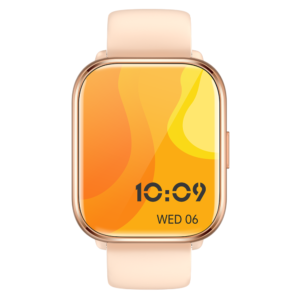 Alternative view of Smartwatch TWINKLER®, Ceas Inteligent Unisex, TKY-KT73S, ecran AMOLED 1.85”, Rezoluție 240×280, Procesor BT8959T5, Aplicație FitCloudPro, Apeluri Bluetooth 5.3, Multiple monitorizări sănătate și moduri sport, Curea silicon, gold