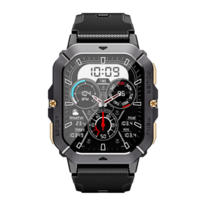 Alternative view of Smartwatch IXIU®, Ceas Inteligent Bărbătesc, C28, Ecran 2,02” TFT, Rezoluție 320x390, Procesor JL7012F6, Aplicație DaFit, Apeluri Bluetooth 5.0, Multiple monitorizări sănătate și moduri sport, curea de silicon, negru