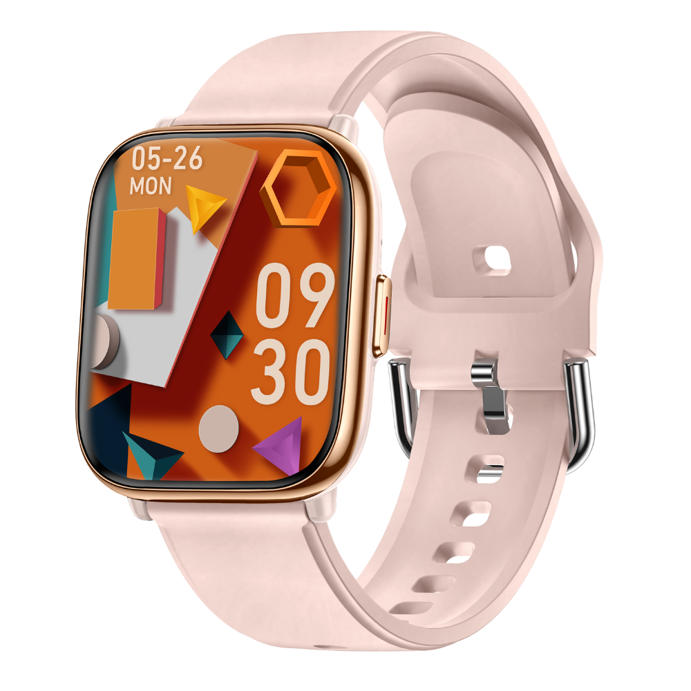 Smartwatch TWINKLER®, Ceas Inteligent Unisex, TKY05, ecran AMOLED 1.75”, Rezoluție 390x450, 1ATM, Procesor JL7012A6, Apeluri Bluetooth 5.3, Monitorizare Sănătate, 120 moduri sport, rose - imagine 2