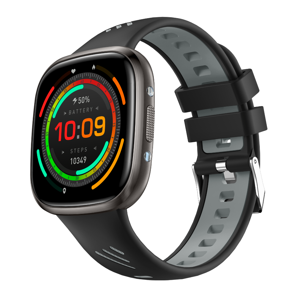 Smartwatch TWINKLER®, Ceas Inteligent Unisex, TKY03, ecran 1.72” IPS TFT, rezoluție 360x360, IP68, Procesor AB5691, Apeluri Bluetooth 5.2, Monitorizare Sănătate, Multiple moduri sport, negru - imagine 4