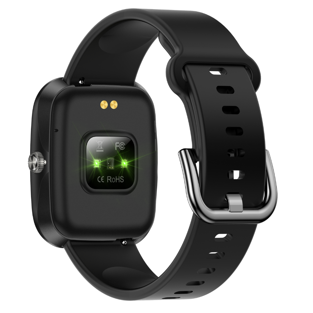 Smartwatch TWINKLER®, Ceas Inteligent Unisex, TK12, ecran 1.75” HD, rezoluție 240x286, IP67, procesor Realtek 8763EWE, Apeluri Bluetooth, Monitorizare Sănătate, 100+ Moduri Sportive, Baterie de lungă durată, negru - imagine 4