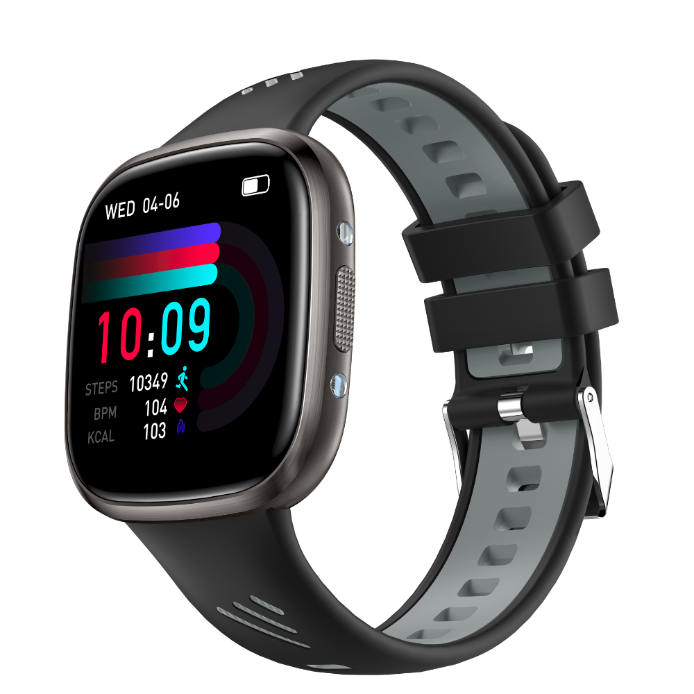 Smartwatch TWINKLER®, Ceas Inteligent Unisex, TKY03, ecran 1.72” IPS TFT, rezoluție 360x360, IP68, Procesor AB5691, Apeluri Bluetooth 5.2, Monitorizare Sănătate, Multiple moduri sport, negru - imagine 3