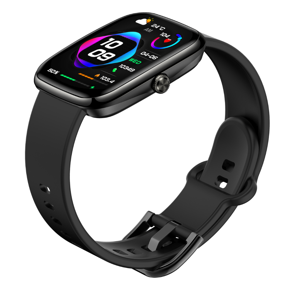 Smartwatch TWINKLER®, Ceas Inteligent Unisex, TK12, ecran 1.75” HD, rezoluție 240x286, IP67, procesor Realtek 8763EWE, Apeluri Bluetooth, Monitorizare Sănătate, 100+ Moduri Sportive, Baterie de lungă durată, negru - imagine 5