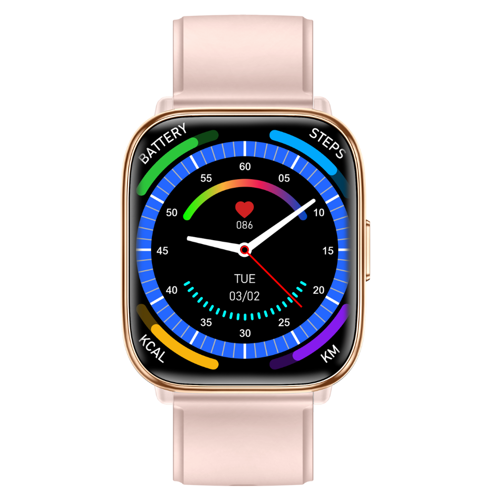 Smartwatch TWINKLER®, Ceas Inteligent Unisex, TKY05, ecran AMOLED 1.75”, Rezoluție 390x450, 1ATM, Procesor JL7012A6, Apeluri Bluetooth 5.3, Monitorizare Sănătate, 120 moduri sport, rose - imagine 5