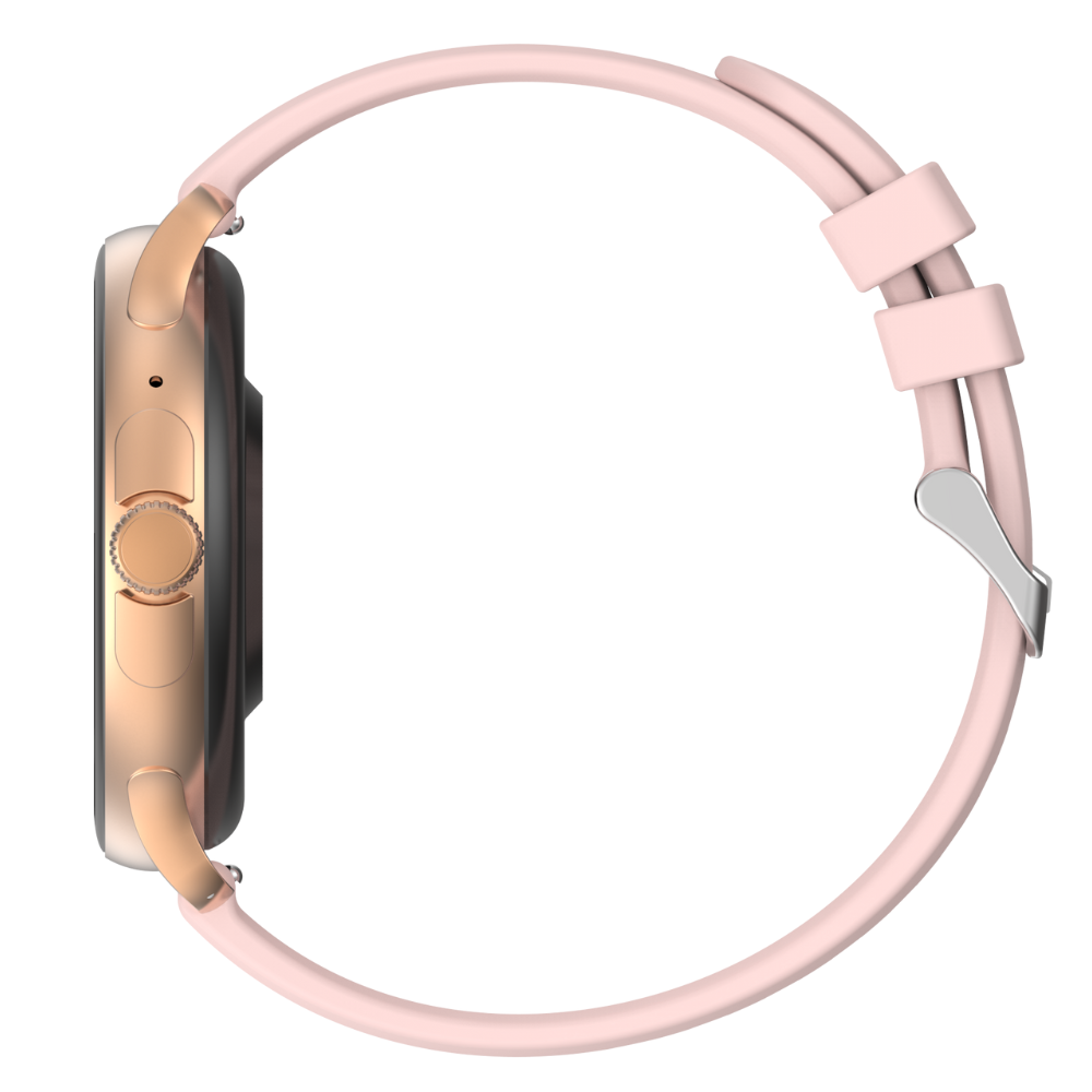 Smartwatch TWINKLER®, Ceas Inteligent Unisex, TKY-HK49, ecran AMOLED 1.43”, Rezoluție 466×466, Procesor JL7012A6S, Aplicație DaFit, Apeluri Bluetooth 5.3, Multiple monitorizări sănătate și moduri sport, Curea silicon, rose - imagine 6