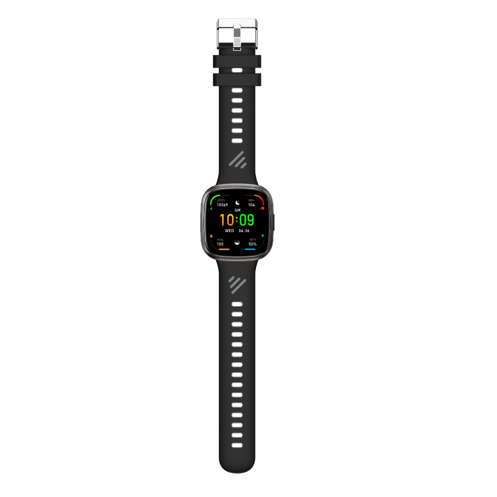 Smartwatch TWINKLER®, Ceas Inteligent Unisex, TKY03, ecran 1.72” IPS TFT, rezoluție 360x360, IP68, Procesor AB5691, Apeluri Bluetooth 5.2, Monitorizare Sănătate, Multiple moduri sport, negru - imagine 9