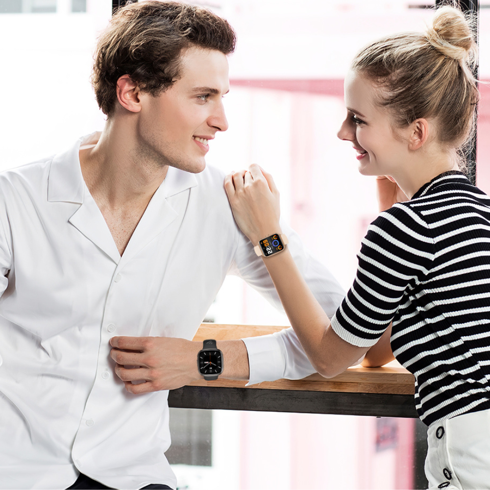 Smartwatch TWINKLER®, Ceas Inteligent Unisex, TKY03, ecran 1.72” IPS TFT, rezoluție 360x360, IP68, Procesor AB5691, Apeluri Bluetooth 5.2, Monitorizare Sănătate, Multiple moduri sport, negru - imagine 10