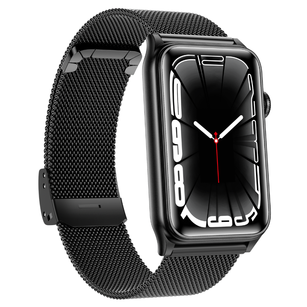Smartwatch TWINKLER®, Ceas Inteligent Damă, TK76, ecran 1.57” HD, rezoluție 200x320, IP68, procesor AB5681F/G, Apeluri Bluetooth 5.3, Monitorizare Sănătate, 100+ Moduri Sportive, Lanternă LED, Baterie de lungă durată, brățară metalică - imagine 5