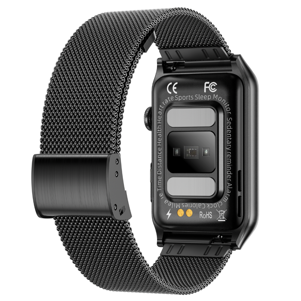Smartwatch TWINKLER®, Ceas Inteligent Damă, TK76, ecran 1.57” HD, rezoluție 200x320, IP68, procesor AB5681F/G, Apeluri Bluetooth 5.3, Monitorizare Sănătate, 100+ Moduri Sportive, Lanternă LED, Baterie de lungă durată, brățară metalică - imagine 2