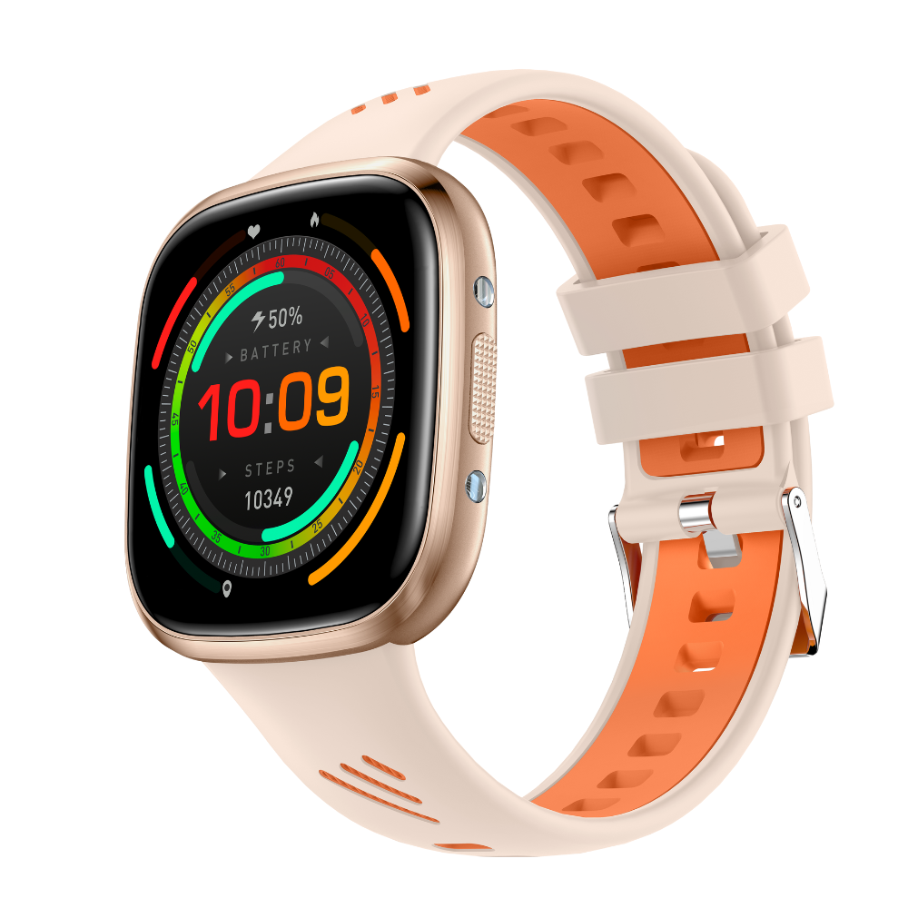 Smartwatch TWINKLER®, Ceas Inteligent Unisex, TKY03, ecran 1.72” IPS TFT, Rezoluție 360x360, IP68, Procesor AB5691, Apeluri Bluetooth 5.2, Monitorizare Sănătate, rose gold - imagine 5