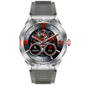 Alternative view of Smartwatch TWINKLER®, Ceas Inteligent Bărbătesc, TKY-FT07, ecran IPS TFT 1.46”, Rezoluție 360×360, Procesor Realtek 8763EWE, Aplicație FitCloudPro, Apeluri Bluetooth 5.2, Multiple monitorizări sănătate și moduri sport, Curea silicon, gri-argintiu