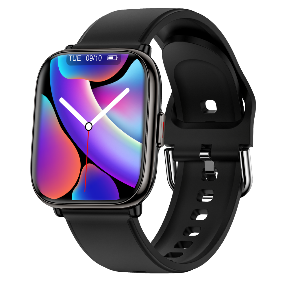 Smartwatch TWINKLER®, Ceas Inteligent Unisex, TKY05, ecran AMOLED 1.75”, Rezoluție 390x450, 1ATM, Procesor JL7012A6, Apeluri Bluetooth 5.3, Monitorizare Sănătate, 120 moduri sport, negru - imagine 3