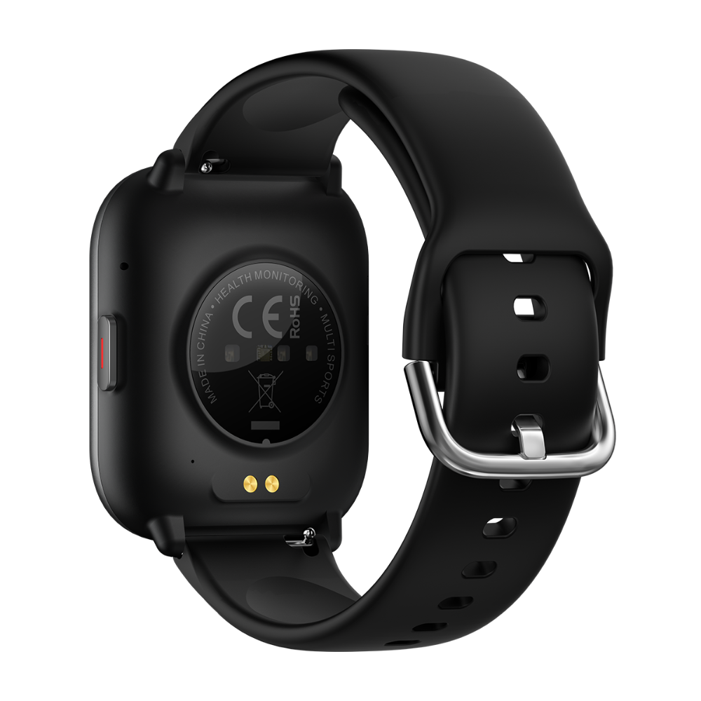 Smartwatch TWINKLER®, Ceas Inteligent Unisex, TKY-KT73S, ecran AMOLED 1.85”, Rezoluție 240×280, Procesor BT8959T5, Aplicație FitCloudPro, Apeluri Bluetooth 5.3, Multiple monitorizări sănătate și moduri sport, Curea silicon, negru - imagine 3