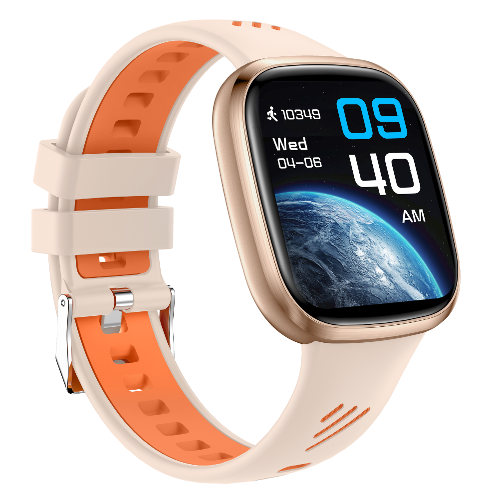 Smartwatch TWINKLER®, Ceas Inteligent Unisex, TKY03, ecran 1.72” IPS TFT, Rezoluție 360x360, IP68, Procesor AB5691, Apeluri Bluetooth 5.2, Monitorizare Sănătate, rose gold - imagine 7
