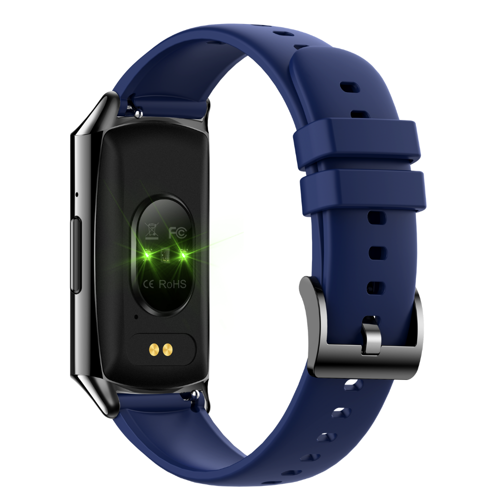 Smartwatch TWINKLER®, Ceas Inteligent de Damă, TKY-H29, ecran Amoled 1.58”, Rezoluție 228×460, Procesor Realtek 8763EWE, Aplicație FitCloudPro, Apeluri Bluetooth 5.2, Multiple monitorizări sănătate și moduri sport, Curea silicon, albastru - imagine 4