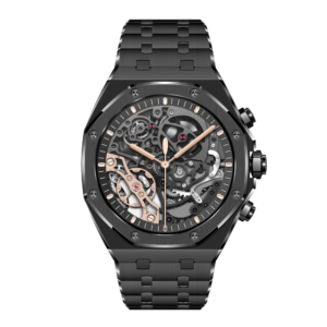 Alternative view of Smartwatch TWINKLER®, Ceas Inteligent Bărbătesc, TKY-AK68, ecran TFT HD 1.43”, Rezoluție 466×466, Procesor JL7013A, Aplicație DaFit, Apeluri Bluetooth 5.2, Multiple monitorizări sănătate și moduri sport, Curea metalică, negru