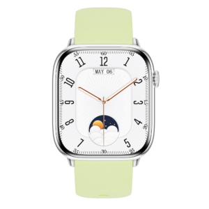 Alternative view of Smartwatch TWINKLER®, Ceas Inteligent Unisex, TKY-HD13, ecran AMOLED 1.75”, Rezoluție 390×450, Procesor Realtek BT8959T6, Aplicație FitCloudPro, Apeluri Bluetooth 5.3, Multiple monitorizări sănătate și moduri sport, Curea silicon, verde