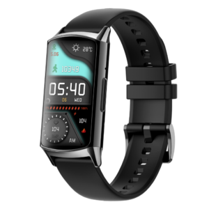 Alternative view of Smartwatch TWINKLER®, Ceas Inteligent de Damă, TKY-H29, ecran Amoled 1.58”, Rezoluție 228×460, Procesor Realtek 8763EWE, Aplicație FitCloudPro, Apeluri Bluetooth 5.2, Multiple monitorizări sănătate și moduri sport, Curea silicon, negru
