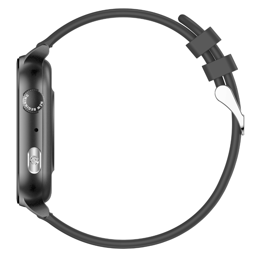 Smartwatch TWINKLER®, Ceas Inteligent Unisex, TKY-KR86, ecran AMOLED 1.952”, Rezoluție 410×502, Procesor Realtek 8763EWE, Lanternă LED, Aplicație FitCloudPro, Apeluri Bluetooth 5.2, Multiple monitorizări sănătate și moduri sport, Curea silicon, negru - imagine 5