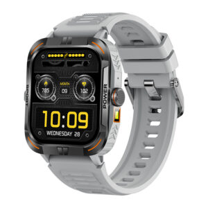 Alternative view of Ceas inteligent unisex, Smartwatch, IXIU®, ZW69, ecran AMOLED HD 1.97", rezoluție 390x450, Procesor JL7012A6, Busolă, Barometru, Altimetru, Aplicație FitCloudPro, Monitorizare sănătate și diverse moduri sport, curea silver