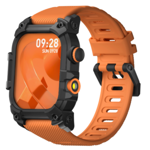 Smartwatch Ceas Inteligent, SF-S6, Ecran 2,01”, IPS HD, Rezoluție 240x296, Procesor Realtek 8763EWE de mare viteză, Bluetooth 5.2, Lanternă LED, Monitorizare GPS, Algoritm măsurare stres, Multiple monitorizări sănătate și moduri sport, Brațară silicon orange