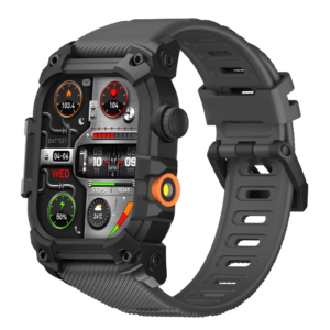 Smartwatch Ceas Inteligent, SF-S6, Ecran 2,01”, IPS HD, Rezoluție 240x296, Procesor Realtek 8763EWE de mare viteză, Bluetooth 5.2, Lanternă LED, Monitorizare GPS, Algoritm măsurare stres, Multiple monitorizări sănătate și moduri sport, Brațară silicon negru
