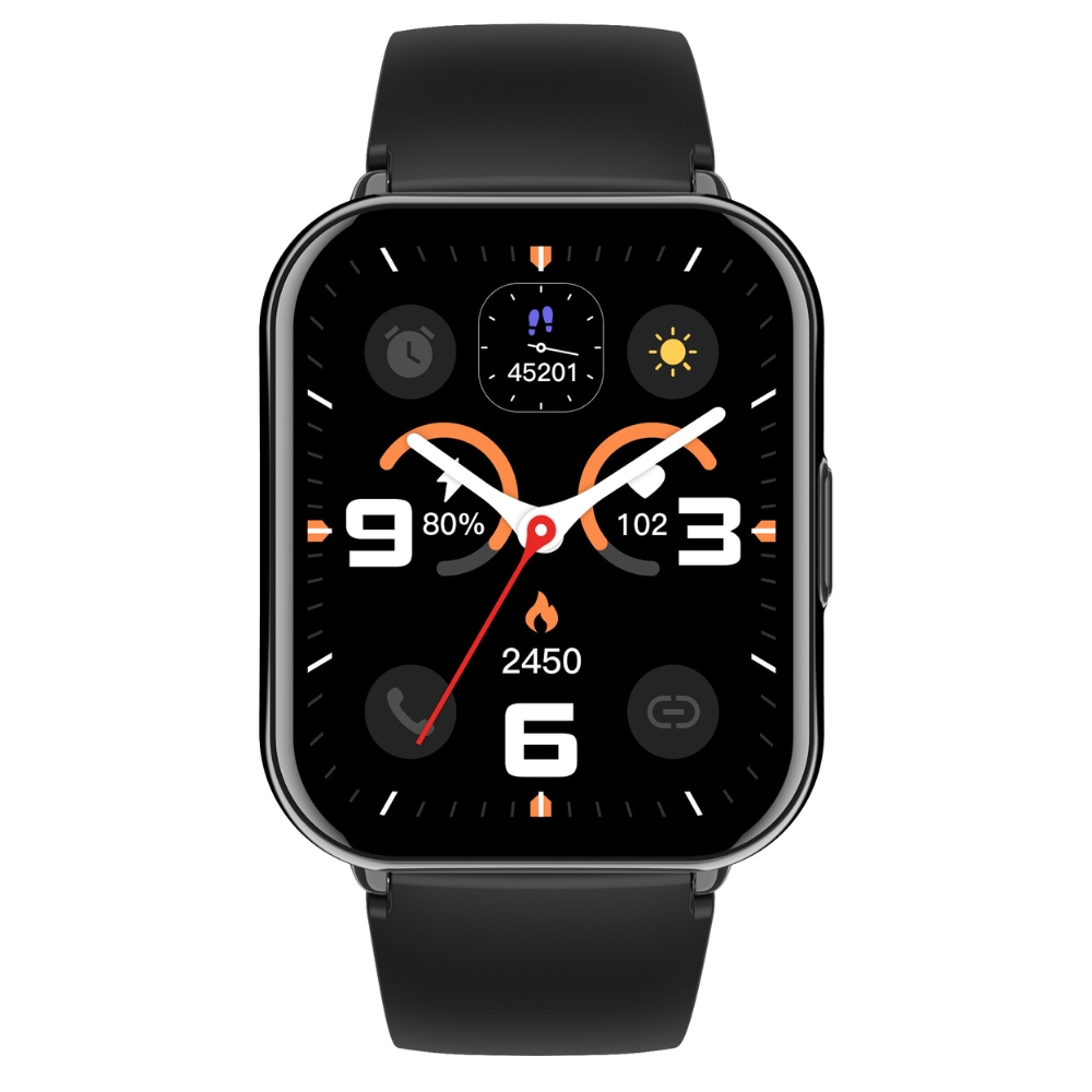 Smartwatch, Ceas Inteligent cu Funcții Avansate, VS14, Ecran 1,83”, IPS HD, Rezoluție 240x284 px, Bluetooth 5.2, Multiple monitorizări sănătate și moduri sport, Brațară silicon negru - imagine 2