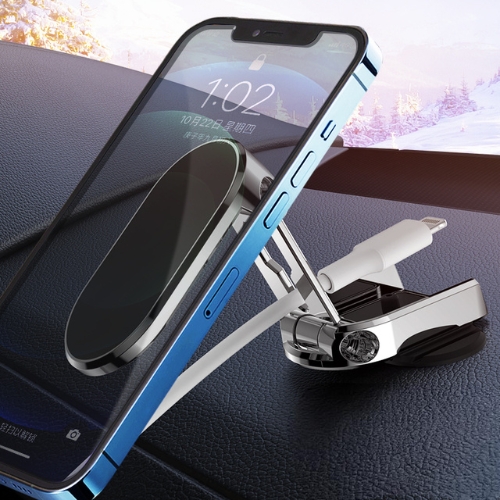 Suport auto magnetic C91, compatibil cu toate telefoanele, lipire pe bord - imagine 4