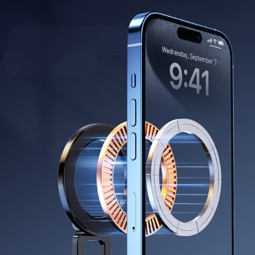 Suport auto magnetic pliabil, cu ventuză vacuum și câmp magnetic circular, compatibil cu toate modelele de telefoane - imagine 4