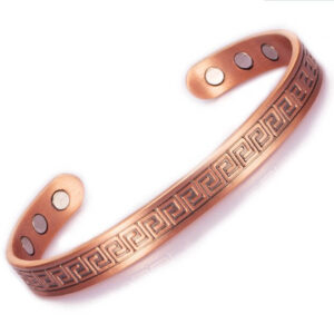 BRĂȚARĂ MAGNETICĂ TERAPEUTICĂ XTERRA DIN CUPRU PUR 99,99% CU MAGNEȚI DE NEODIM | Model VS725