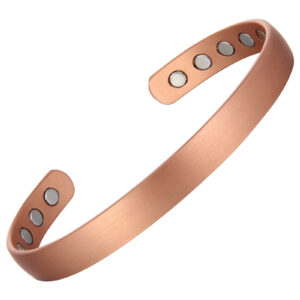 BRĂȚARĂ MAGNETICĂ TERAPEUTICĂ XTERRA DIN CUPRU PUR 99,99% CU 6 MAGNEȚI DE NEODIM | Model VS734