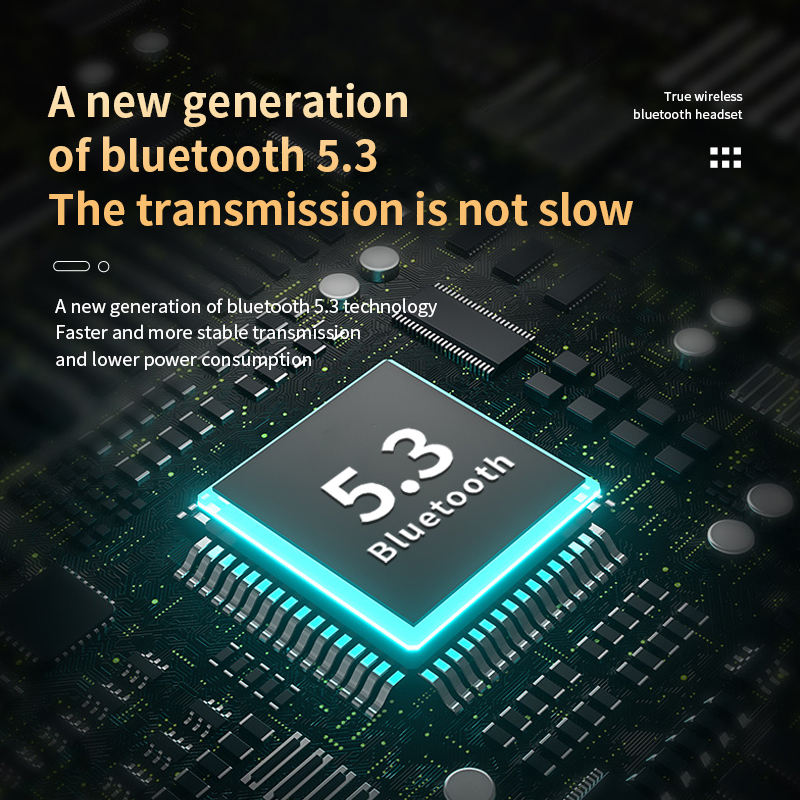 Căști wireless inteligente EM-M90PRO, Ecran LED inteligent, Bluetooth 5.3, Sunet HiFi cu diafragmă, control tactil, microfon HD integrat, funcție Power Bank 1200 mAh, autonomie extinsă - imagine 7