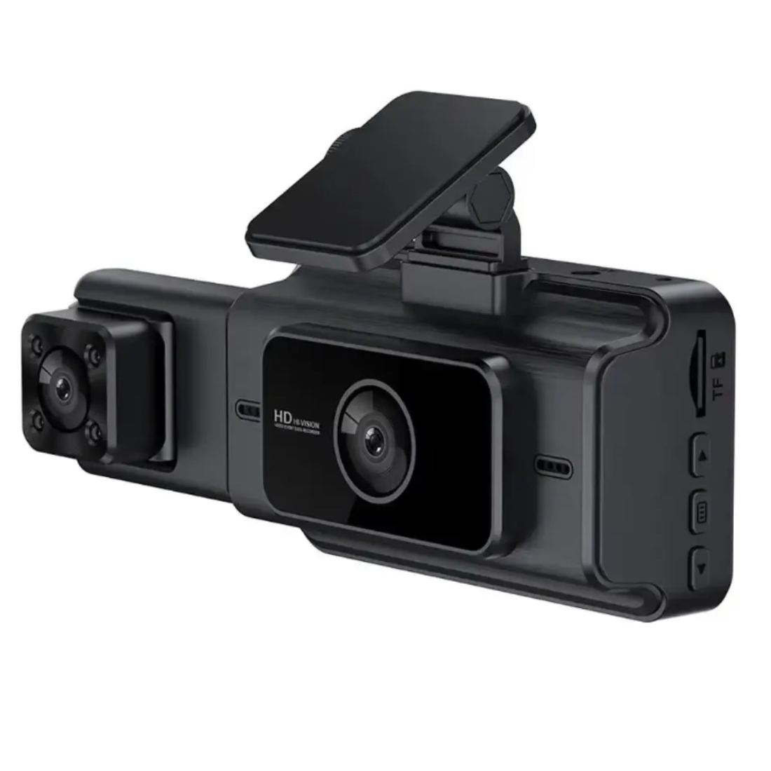 Cameră video auto DVR, EM-S15, 3 lentile – vizibilitate completă, 1920x1080 px, Display 3.0 inch, Night Vision, WiFi - imagine 4
