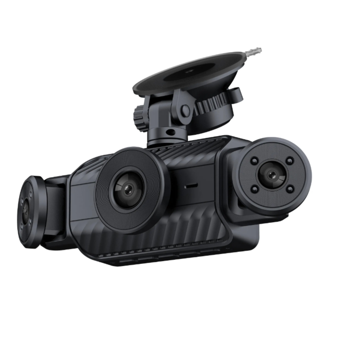 Cameră video auto DVR, EM-S21, 4 lentile – vizibilitate completă, 1920x1080 px, Display IPS 3 inch, Night Vision, WiFi - imagine 2