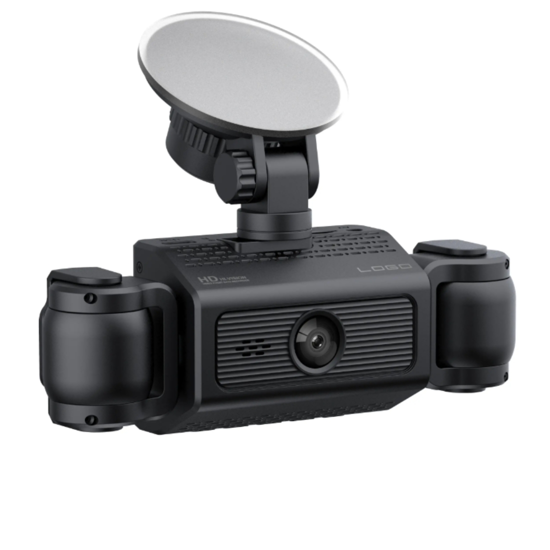 Cameră video auto DVR, EM-S7, 4 lentile – vizibilitate completă, 1920x1080 px, Display IPS 13x5 cm, Night Vision, WiFi - imagine 2