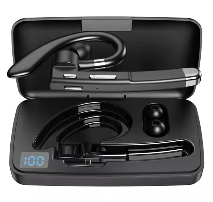 Cască Bluetooth Handsfree Business, EM-YYK520 cu Microfon HD, Reducere Zgomot, LED, suport ureche ergonomic - imagine 4