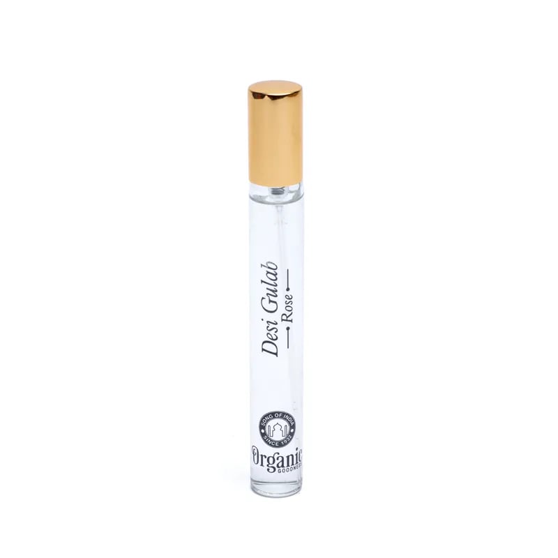 SPRAY 100% NATURAL ORGANIC DE TRANDAFIR ȘI MUȘCATĂ PENTRU CURĂȚAREA ENERGETICĂ A SPAȚIILOR | SONG OF INDIA | 12 ml - imagine 2