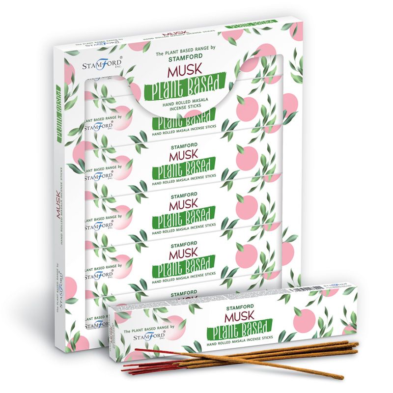 Set 15 bețișoare parfumate naturale indiene, Stamford Premium, Aromă de Mosc - imagine 3