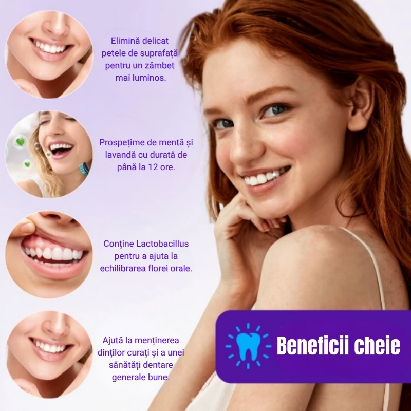 IKZEE – Pudră naturală pentru albirea dinților | Mentă & Lavandă | 35 gr - imagine 7