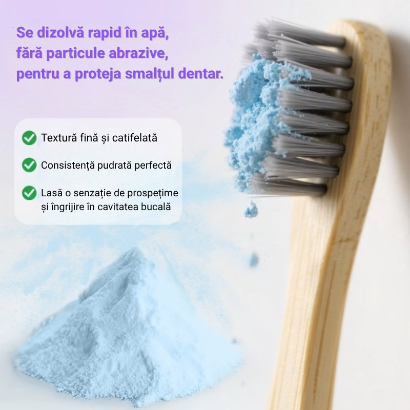 IKZEE – Pudră naturală pentru albirea dinților | Mentă & Lavandă | 35 gr - imagine 8