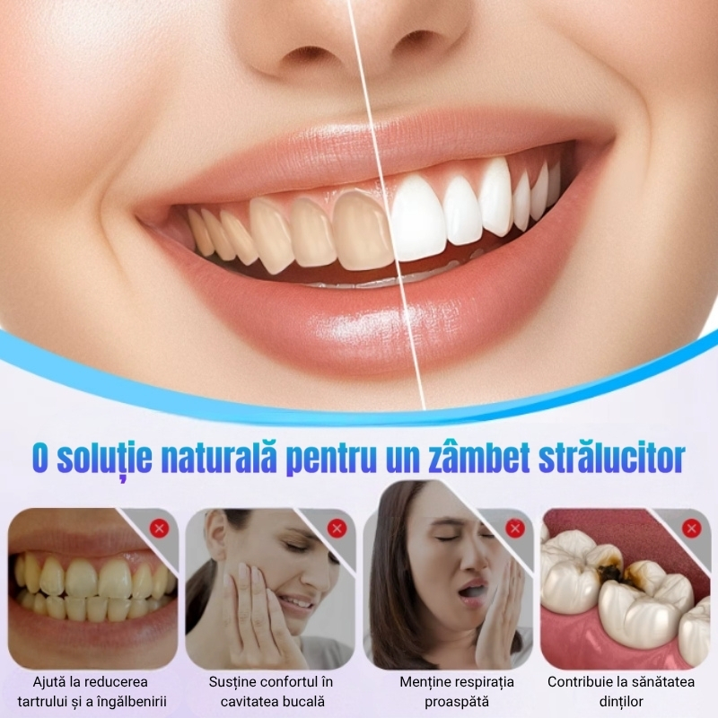 IKZEE – Pudră naturală pentru albirea dinților | Mentă & Lavandă | 35 gr - imagine 9