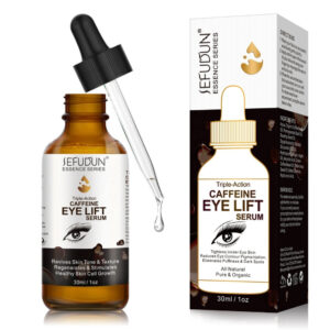 Ser facial cu Cafeină Eye Lift – Anti‑îmbătrânire, Fără Cearcăne și Pungi, Ingrediente 100% Organice, 30 ml, SEFUDUN®